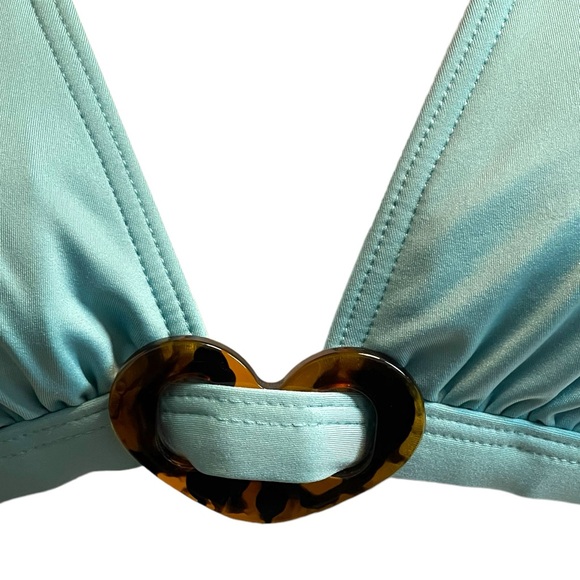 ☀️☀️☀️ Kate Spade Triangle Top with Tortoise Shell Heart Size Small - Picture 4 of 5